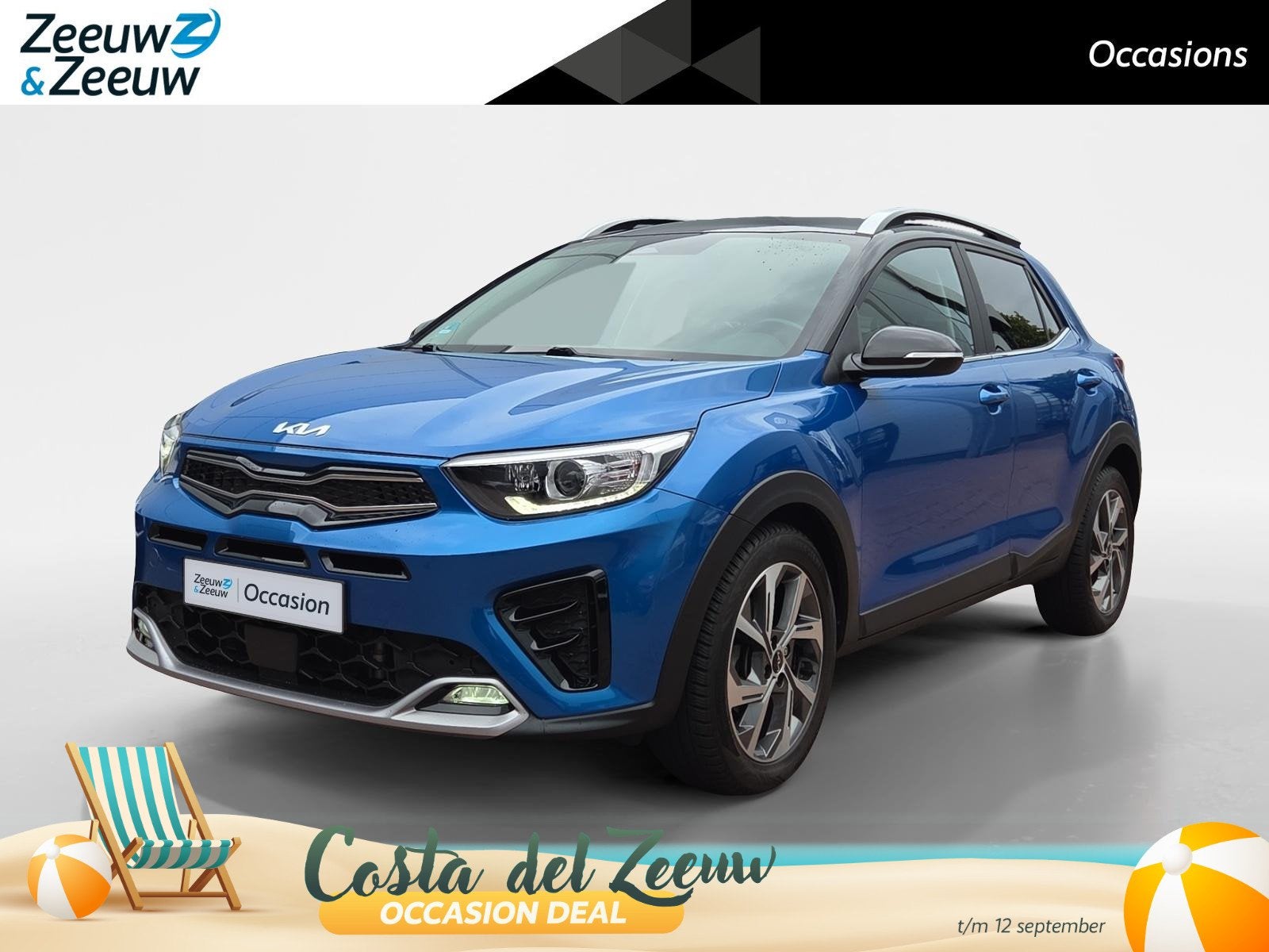 Kia Stonic 1.0 T-GDi MHEV GT-Line Automaat | 1e Eigenaar | C, Auto's, Kia, 450 kg, Gebruikt, Euro 6, Blauw