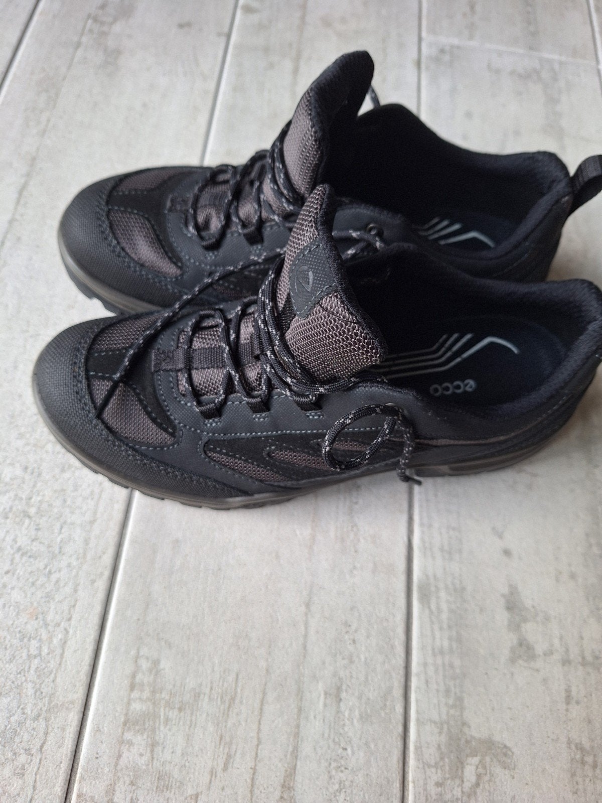 Ecco Gore-Tex Wandelschoenen Maat 40 Zwart, Ophalen of Verzenden, Zo goed als nieuw, Zwart, Wandelschoenen