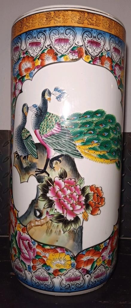 Hoge Chinese vaas pot 47 cm hoog !, Ophalen of Verzenden