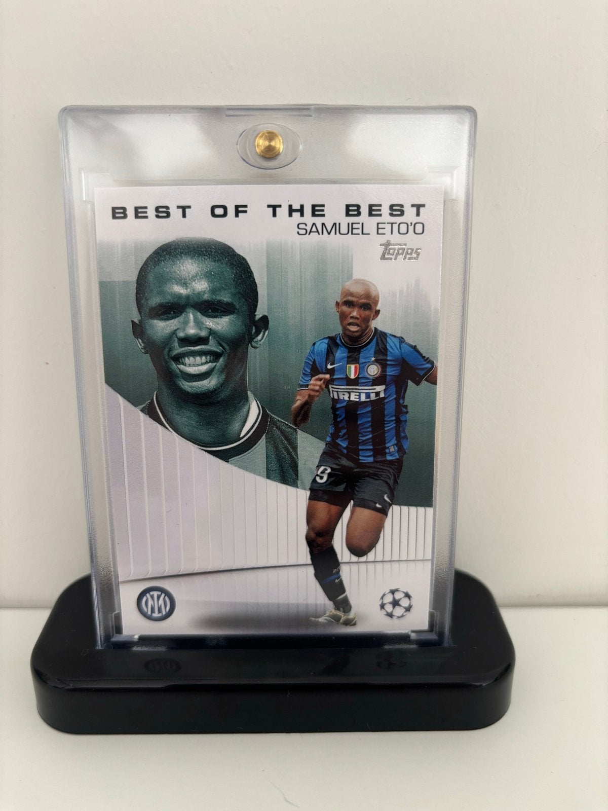 Samuel Eto'o Topps Best of the Best Inter Milan kaart, Ophalen of Verzenden, Nieuw, Buitenlandse clubs, Spelerskaart