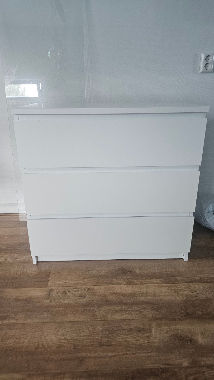 Ikea Malm ladekast met 3 lades, Huis en Inrichting, Ophalen, Gebruikt, 50 tot 100 cm, 3 of 4 laden