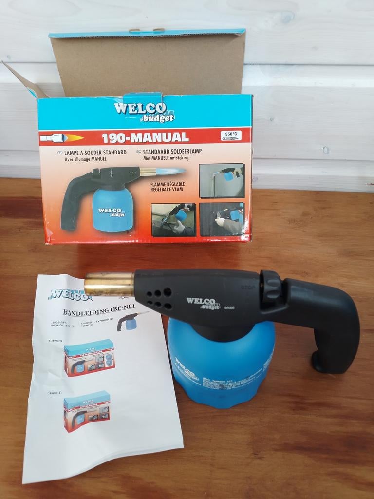 Welco Budget 190-Manual Standaard Soldeerlamp, Ophalen of Verzenden, Zo goed als nieuw, Overige typen