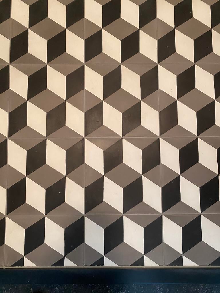 Escher cement tegels 3d, Ophalen, Overige materialen, Overige typen, Nieuw