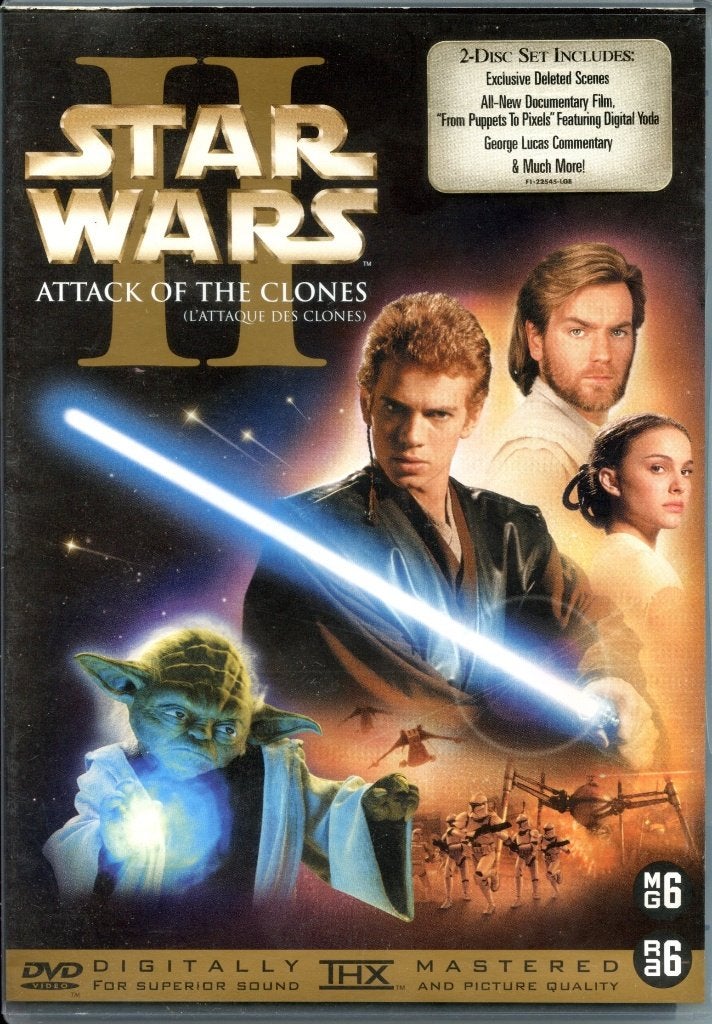 Starwars II - Attack of the clones - 2-DVD, Vanaf 16 jaar, Ophalen of Verzenden, Zo goed als nieuw