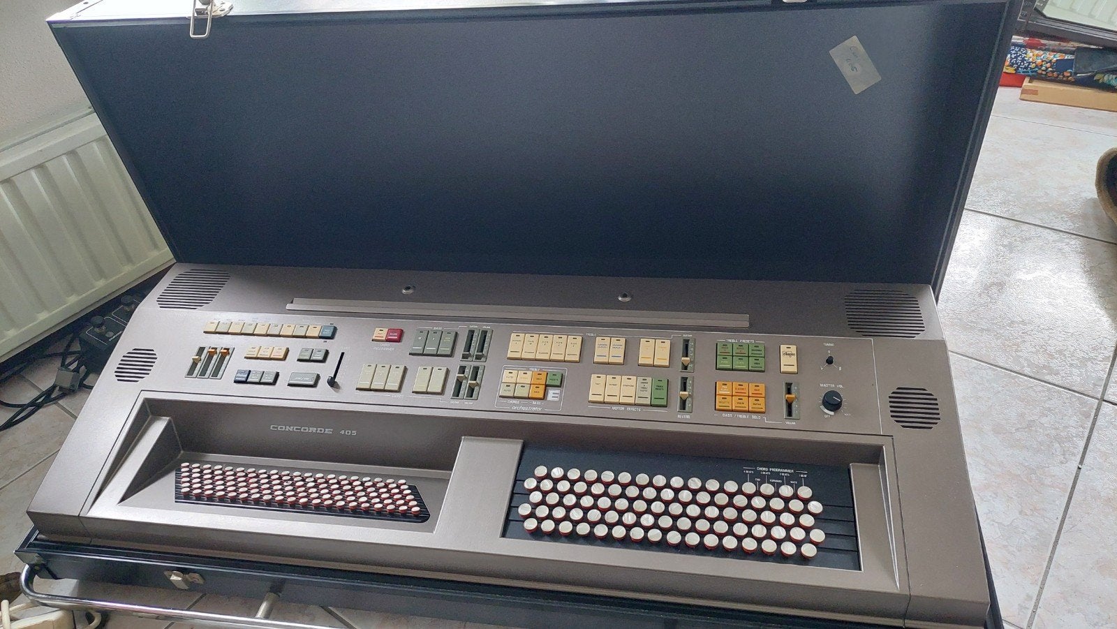 Elka Concorde 405 Orgel met standaard en accessoires, Gebruikt, Overige aantallen, Met standaard, Ophalen