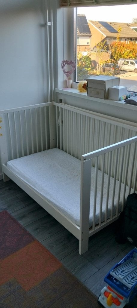 IKEA GULLIVER babybedje - Wit ledikant, Ophalen of Verzenden, Gebruikt, Ledikant