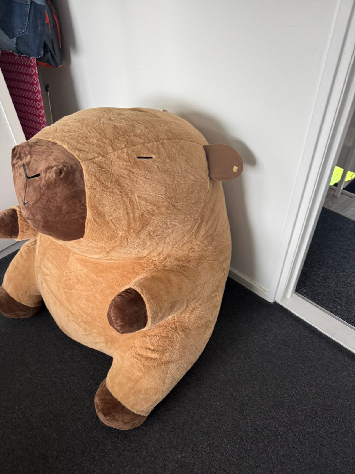 Grote Capybara, Kinderen en Baby's, Speelgoed | Knuffels en Pluche, Ophalen, Zo goed als nieuw, Overige typen, Groot (groter dan 80 cm)