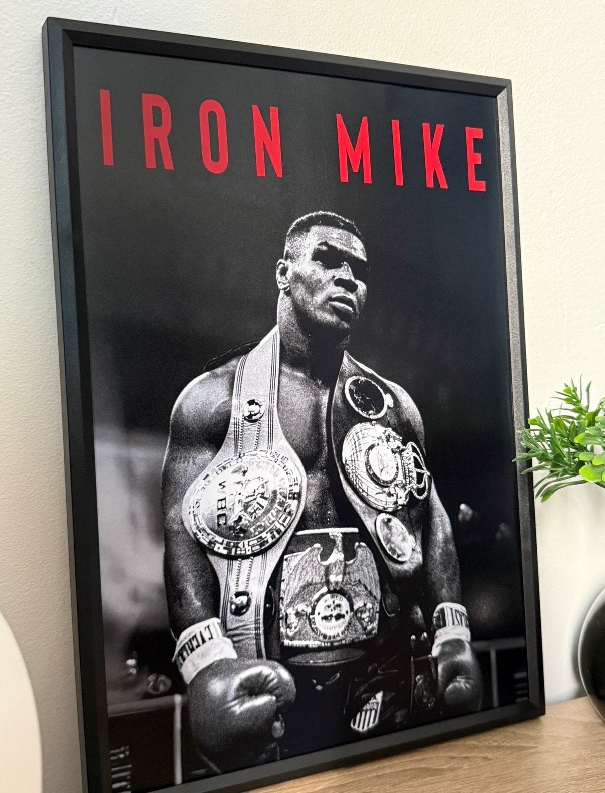 Mike Tyson 'Iron Mike' Poster Ingelijst - Boksen Legende, Ophalen of Verzenden, Nieuw, A1 t/m A3, Film en Tv