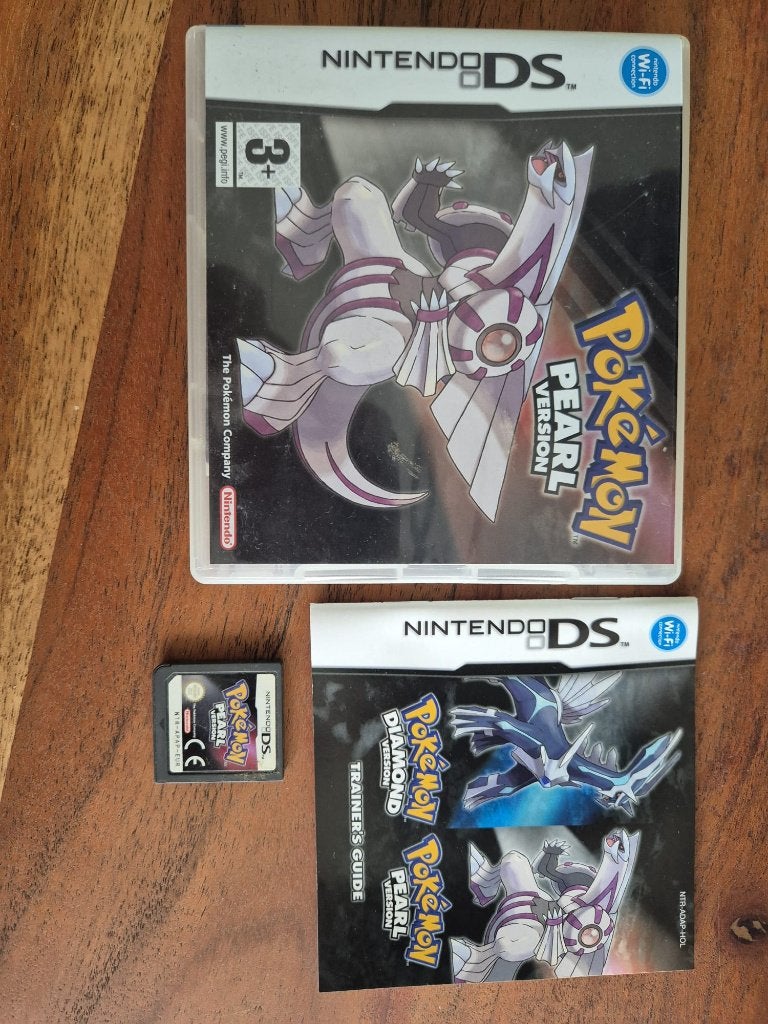 Pokémon Pearl Version Nintendo DS met handleiding, Spelcomputers en Games, Spelcomputers | Nintendo DS, Overige modellen, Overige kleuren