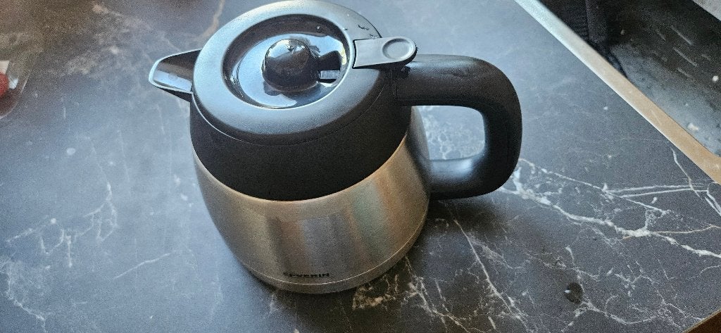 Severin Thermoskan koffiekan Metaal kan warmhoud, Ophalen of Verzenden, Gebruikt, Overige merken, Koffiekan