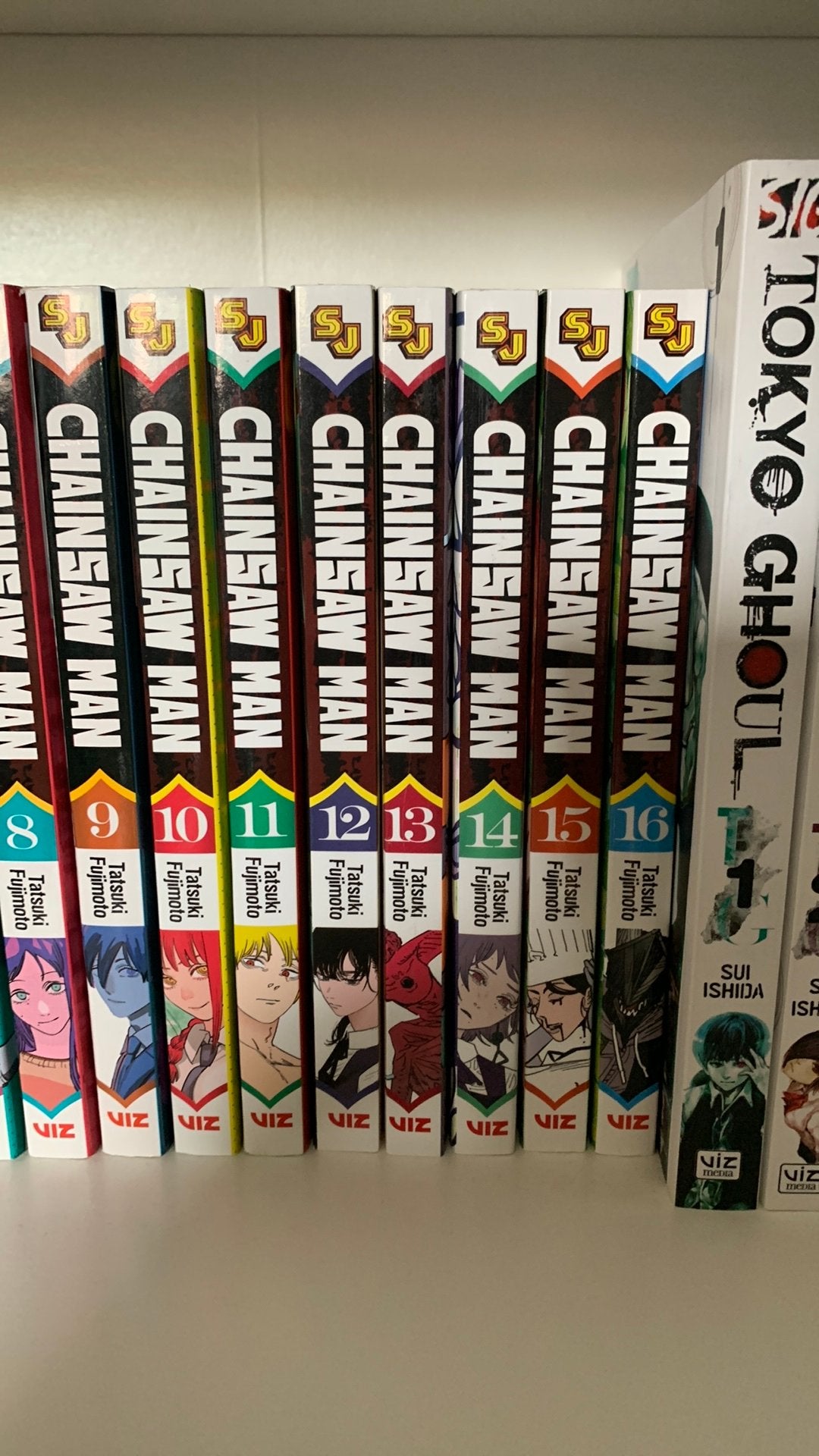 Chainsaw man manga 12-16, Meerdere comics, Ophalen, Zo goed als nieuw, Japan (Manga)
