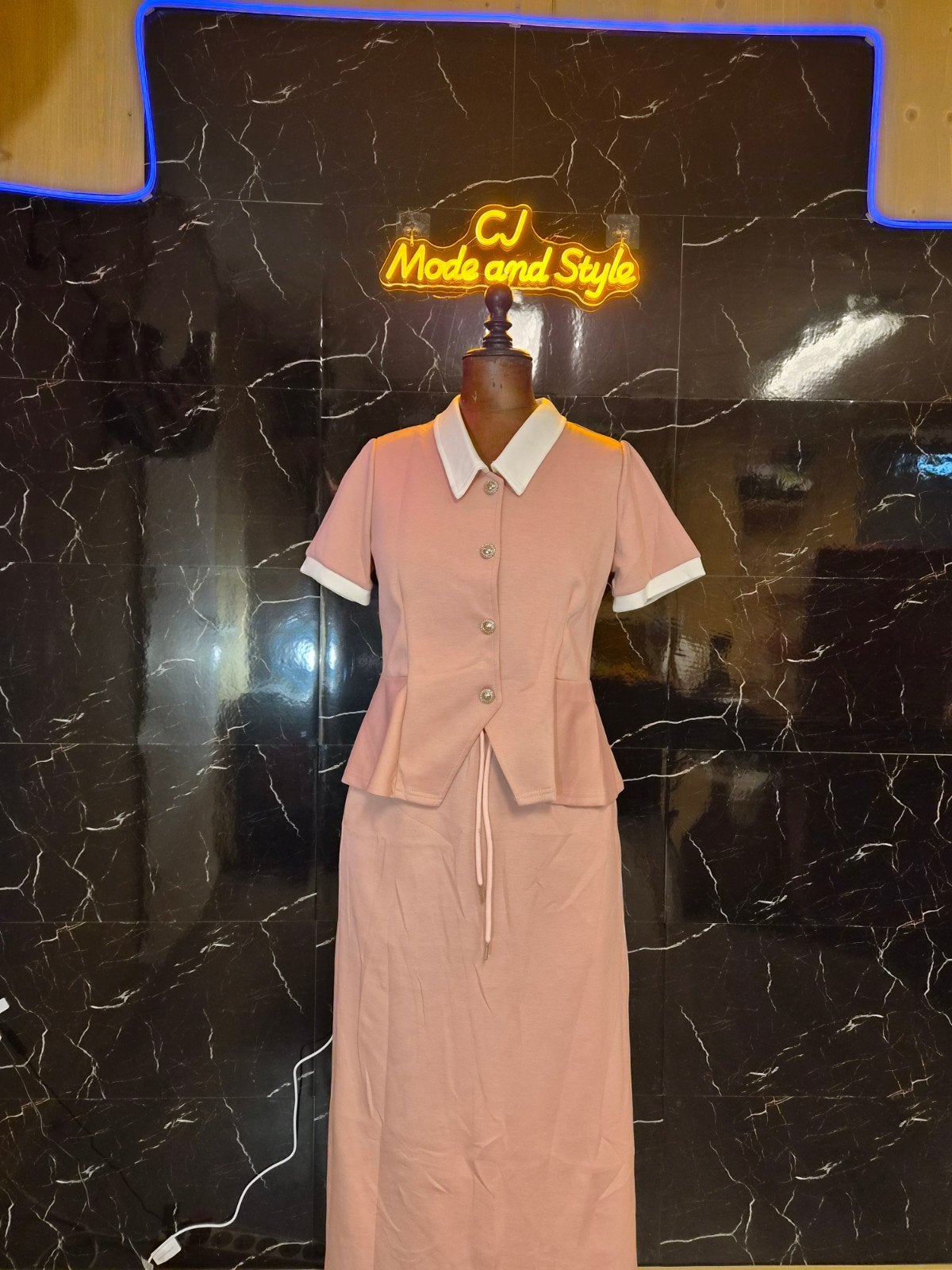 Full Cotton Twee-Delige Co-ord Set - Diverse Kleuren, Kleding | Dames, CJ MODE & STYLE, Ophalen of Verzenden, Nieuw, Roze