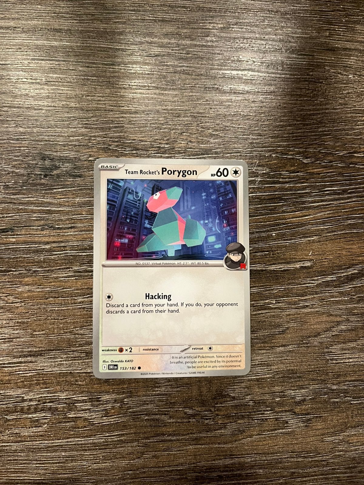 Team Rocket’s Porygon DRI 153/182, Ophalen of Verzenden, Zo goed als nieuw