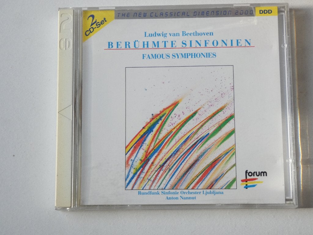 Ludwig van Beethoven, Alfred Scholz – Berühmte Sinfonien 2cd, Verzenden, Classicisme, Gebruikt, Orkest of Ballet