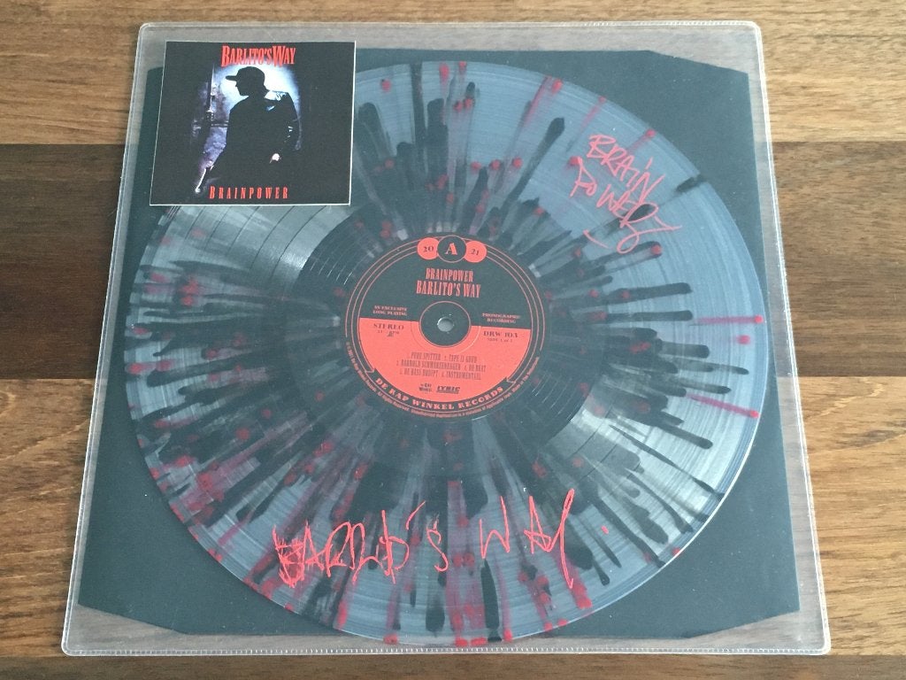 Vinyl LP Brainpower Barlitos Way SPLATTER GESIGNEERD NIEUW 3, LP, Limited edition, Hiphop of Rap, Ophalen of Verzenden