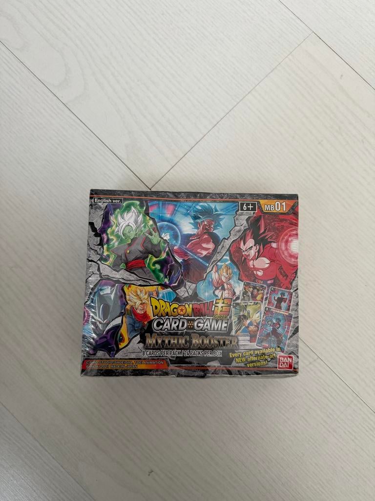 Dragon Ball Super Card Game Mythic Booster Box MB01, Ophalen of Verzenden, Zo goed als nieuw