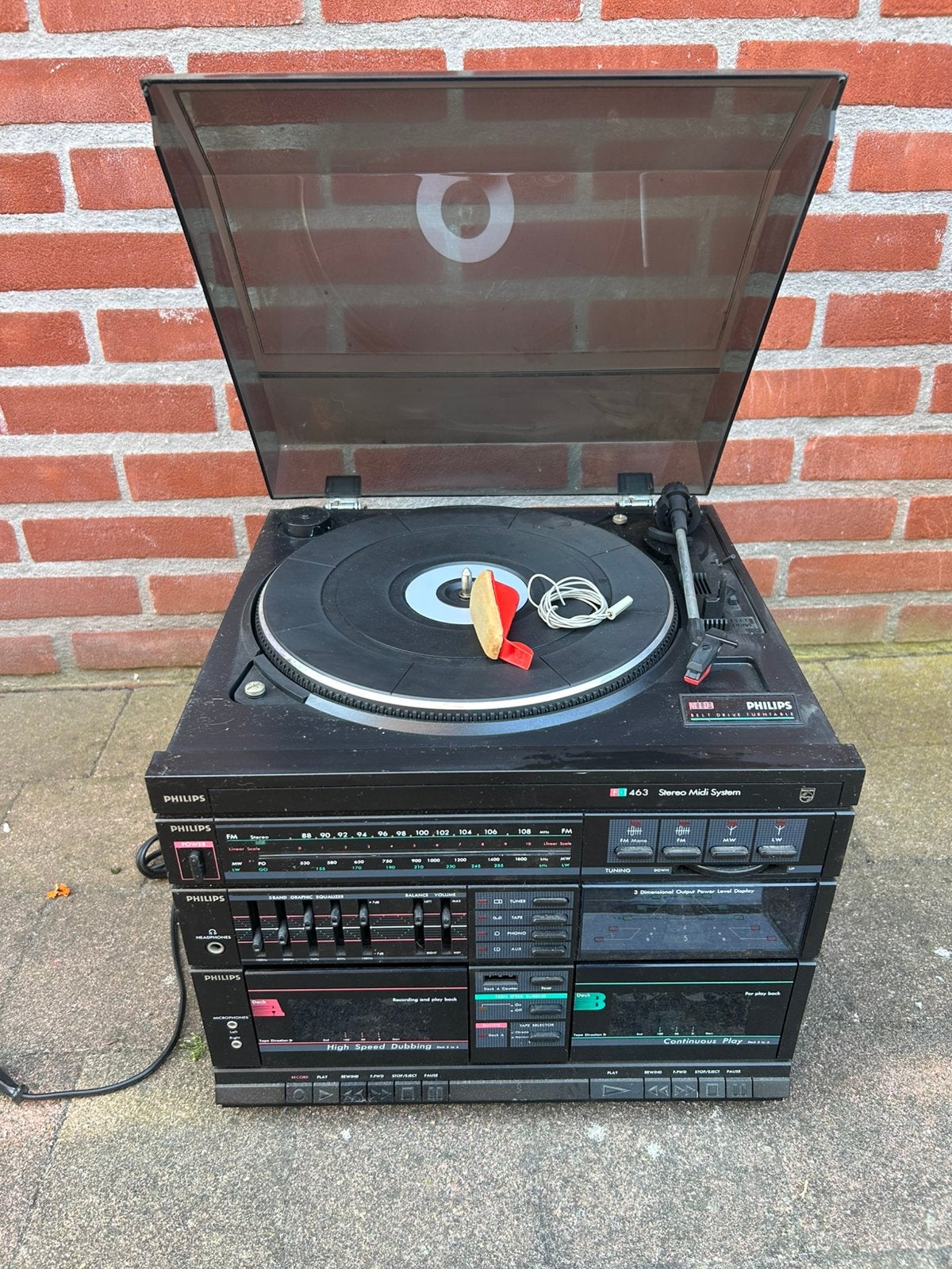 Philips platenspeler, Ophalen