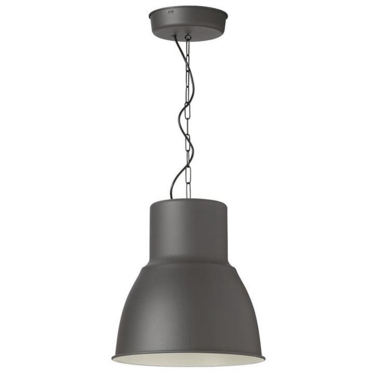 Hektar pendant lamp dark grey, Ophalen of Verzenden, Zo goed als nieuw, Rond
