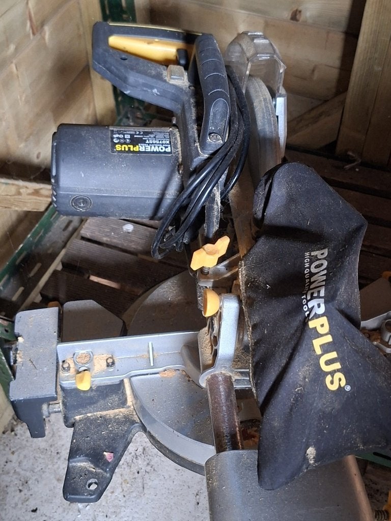 poweplus zaag machine, Gebruikt, 70 mm of meer, Overige typen, Ophalen of Verzenden