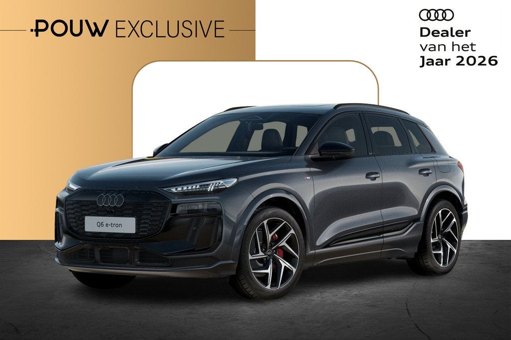 Audi Q6 e-tron 306pk S edition Performance 100 kWh | Trekhaa, Auto's, Audi, Bedrijf, Te koop, Q6 e-tron, ABS, Achteruitrijcamera
