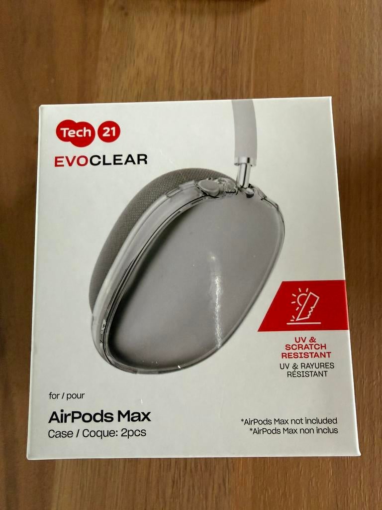TECH21 EVO CLEAR MAX SHELLS voor airpod max 2, Verzenden, Nieuw, Over oor (circumaural), Overige merken