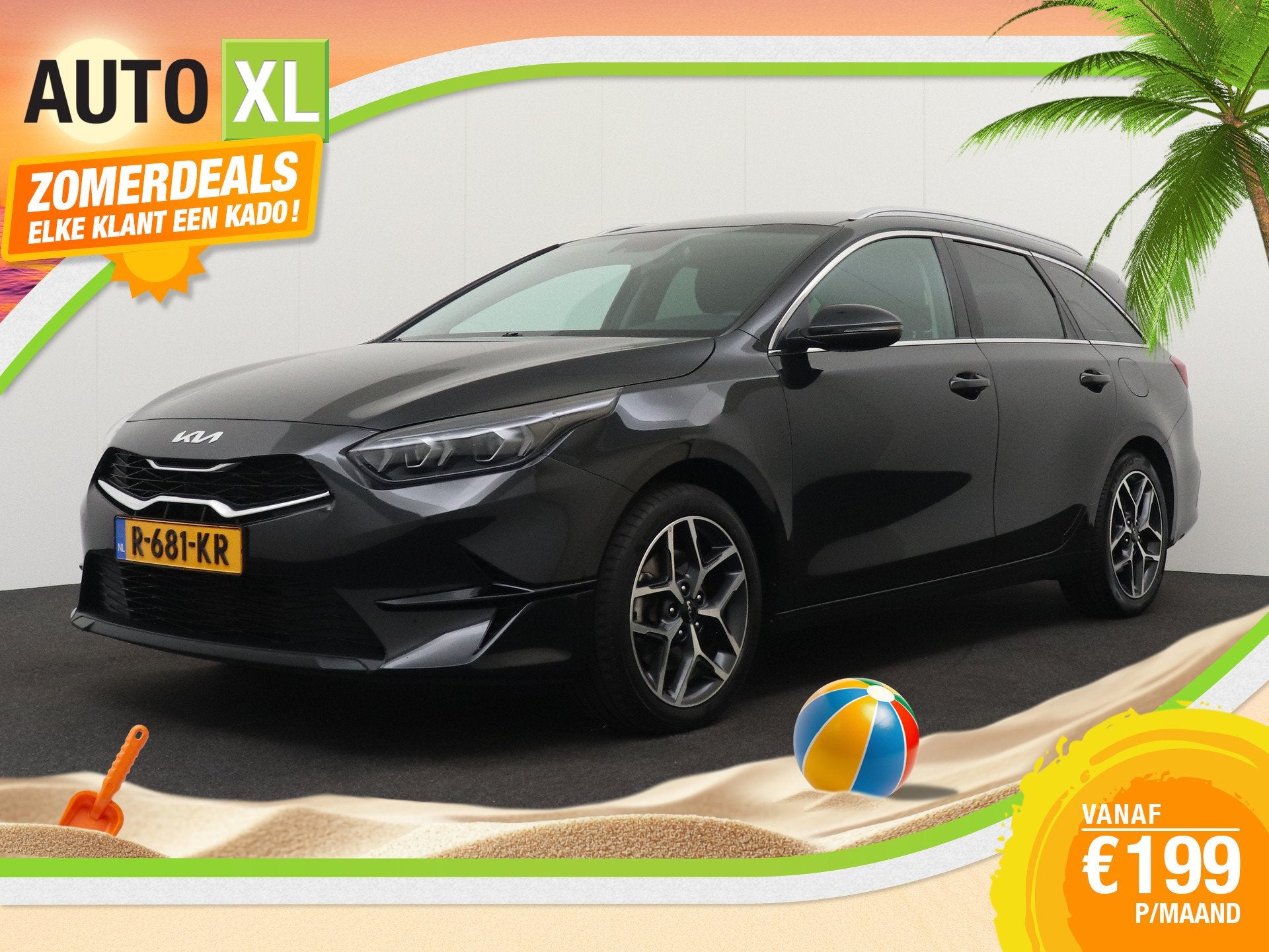 Kia Ceed Sportswagon 1.5 160 PK T-GDi DynamicLine Camera Tre, Voorwielaandrijving, Stof, Gebruikt, 160 pk