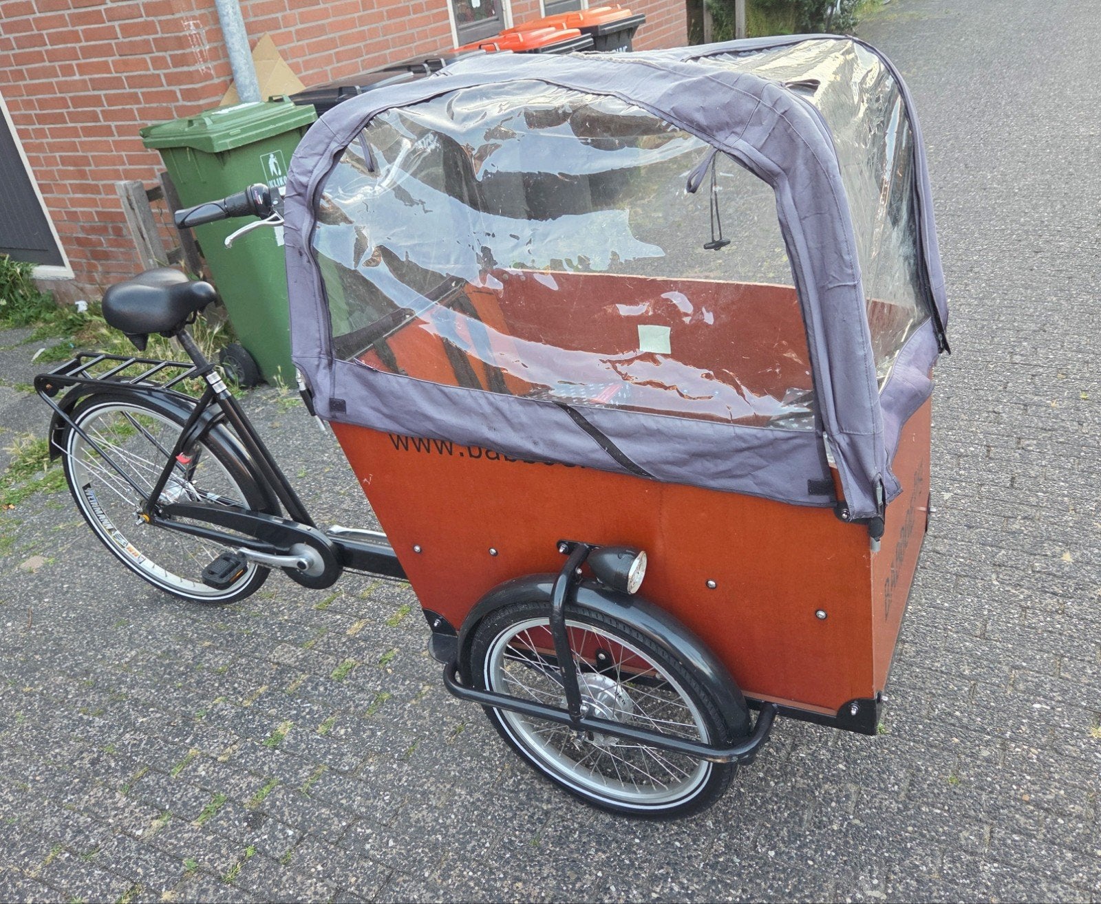 Babboe big niet elektrische bakfiets, Fietsen en Brommers, Fietsen | Bakfietsen, Ophalen, 4 kinderen of meer
