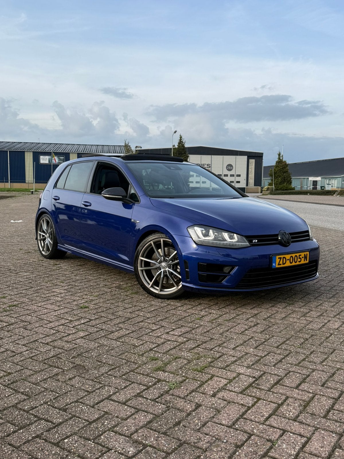 Volkswagen Golf 2.0 TSI R 221KW 5D 4MOTION DSG 2014 Blauw, Auto's, Automaat, 4 cilinders, 1984 cc, Blauw