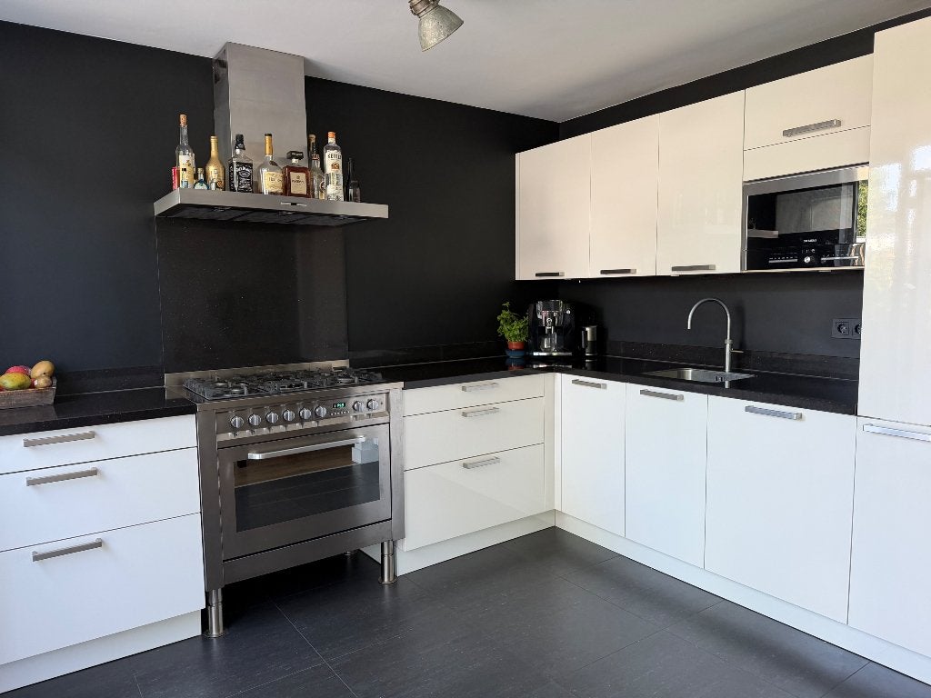 Keuken hoekopstelling, Huis en Inrichting, Keuken | Complete keukens, Ophalen, Gebruikt, Wit, Hoekkeuken