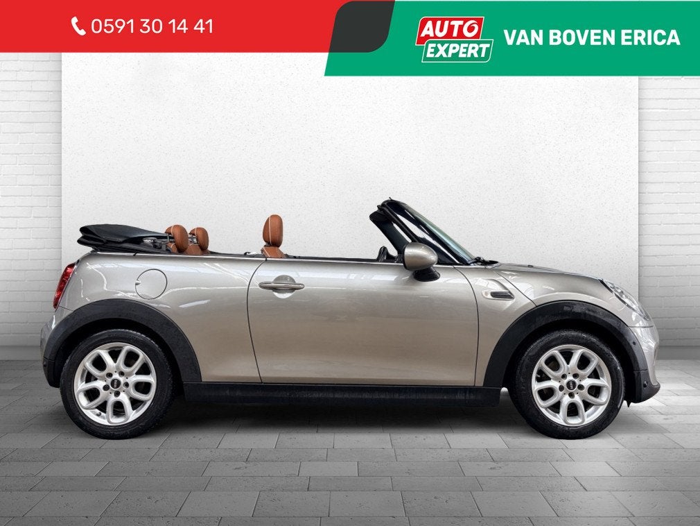 MINI Cabrio Cooper Chili Leder Cruise Clima Navi Pdc, 1305 kg, 136 pk, Gebruikt, Euro 6