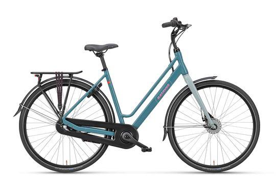 Batavus Fonk 3 blauw dames 53cm 28inch, 53 tot 56 cm, Nieuw, Batavus, Versnellingen