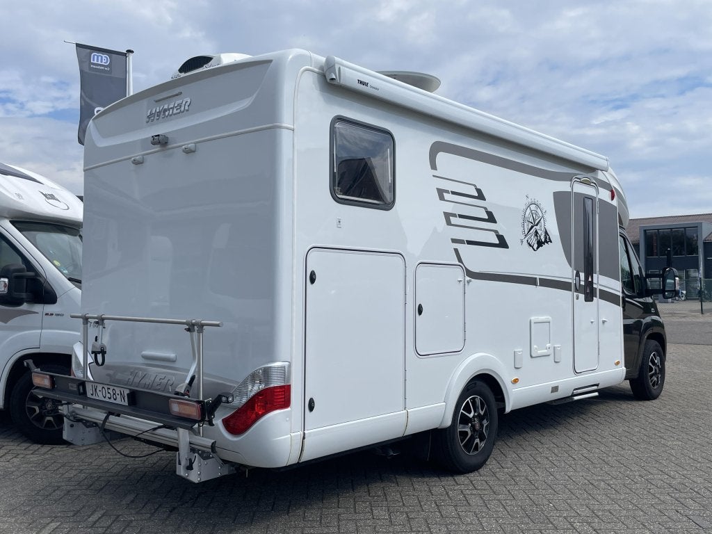 Hymer Tramp 588 SL LEVELSYSTEEM/AIRCO/TV/AUTOMAAT, Caravans en Kamperen, Campers, Automaat, Ringverwarming, Fiat, Tot en met 2