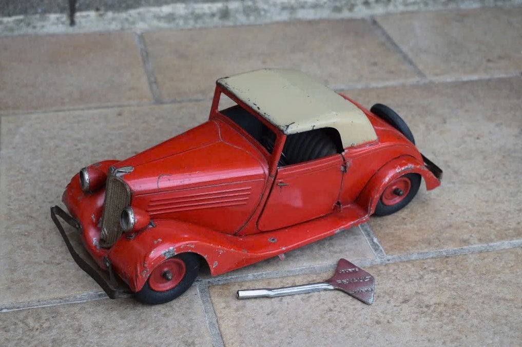zeldzaam antiek speelgoed CIJ Renault vivasport 1934, Ophalen of Verzenden
