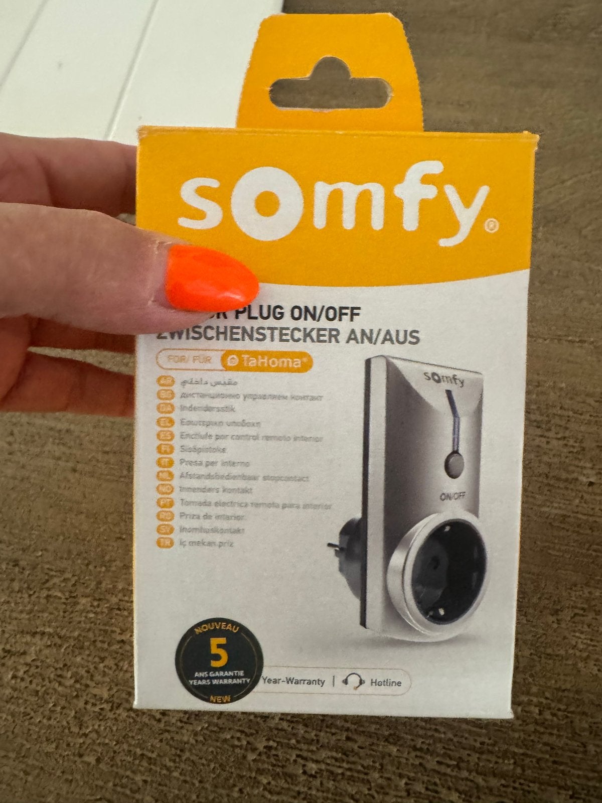 Somfy Indoor Plug On/Off - Slimme Stekker (2 stuks), Verzenden, Nieuw, Overige merken, Stekkerdoos