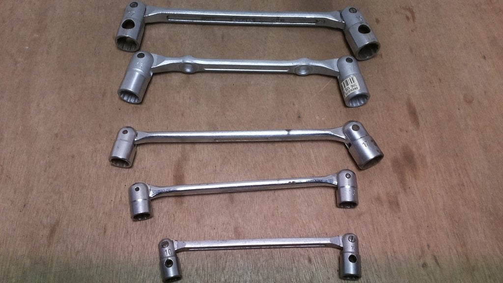 Gedore kniesleutels no 34 10x11 tm 17x19, Verzenden, Gebruikt