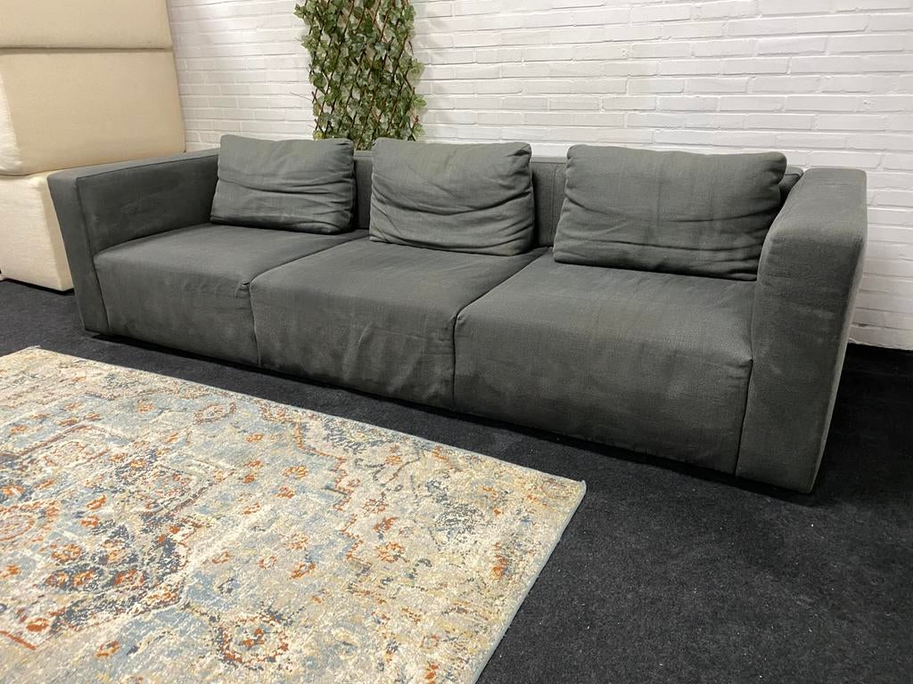 Minotti Braque 3,5 zits - Gereinigd - Gratis Levering, Ophalen of Verzenden, Zo goed als nieuw, 75 tot 100 cm, Vierpersoons of meer