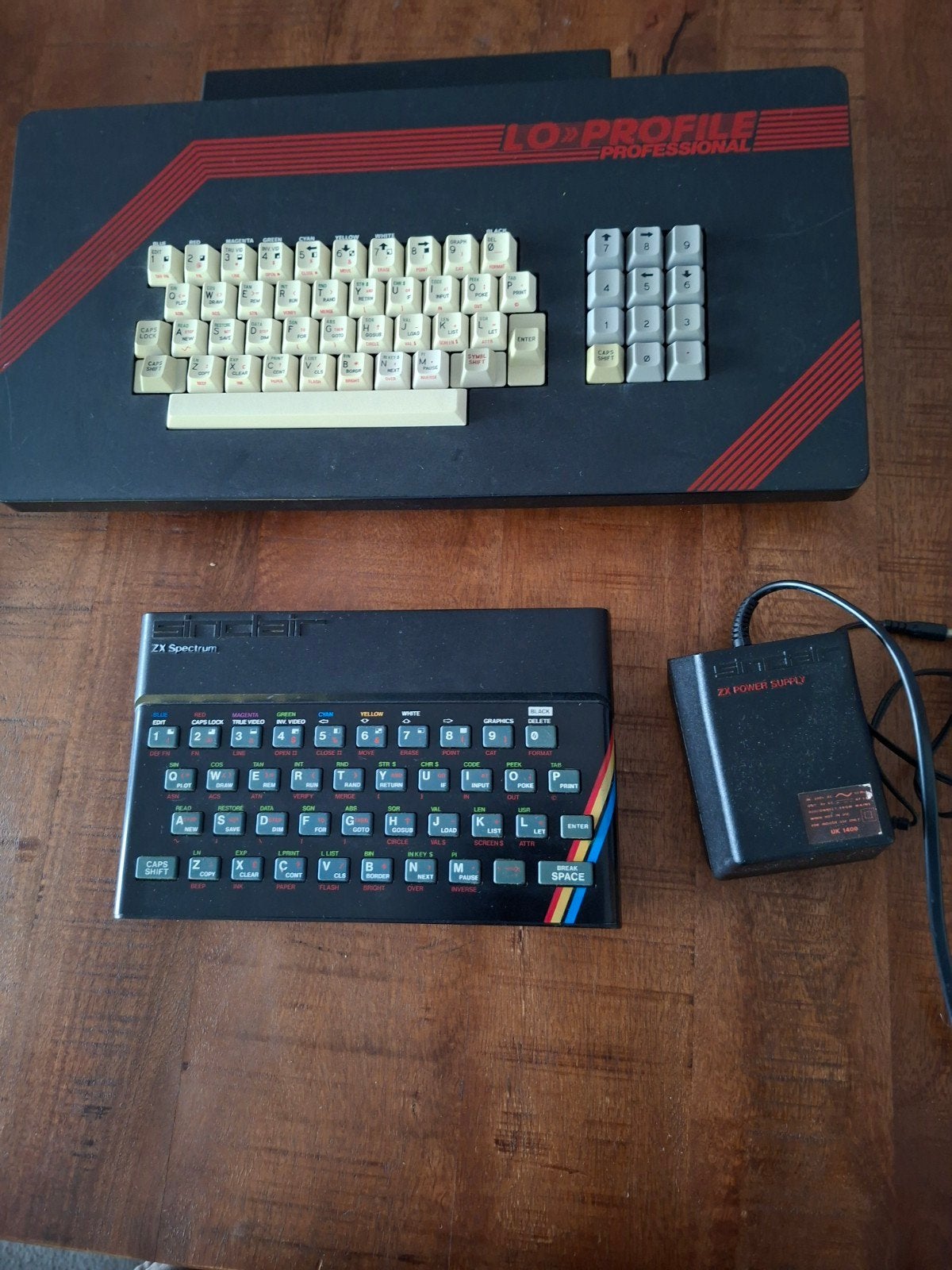Vintage ZX Spectrum met Lo-Profile toetsenbord en voeding, Ophalen of Verzenden, Sinclair zx spectrum