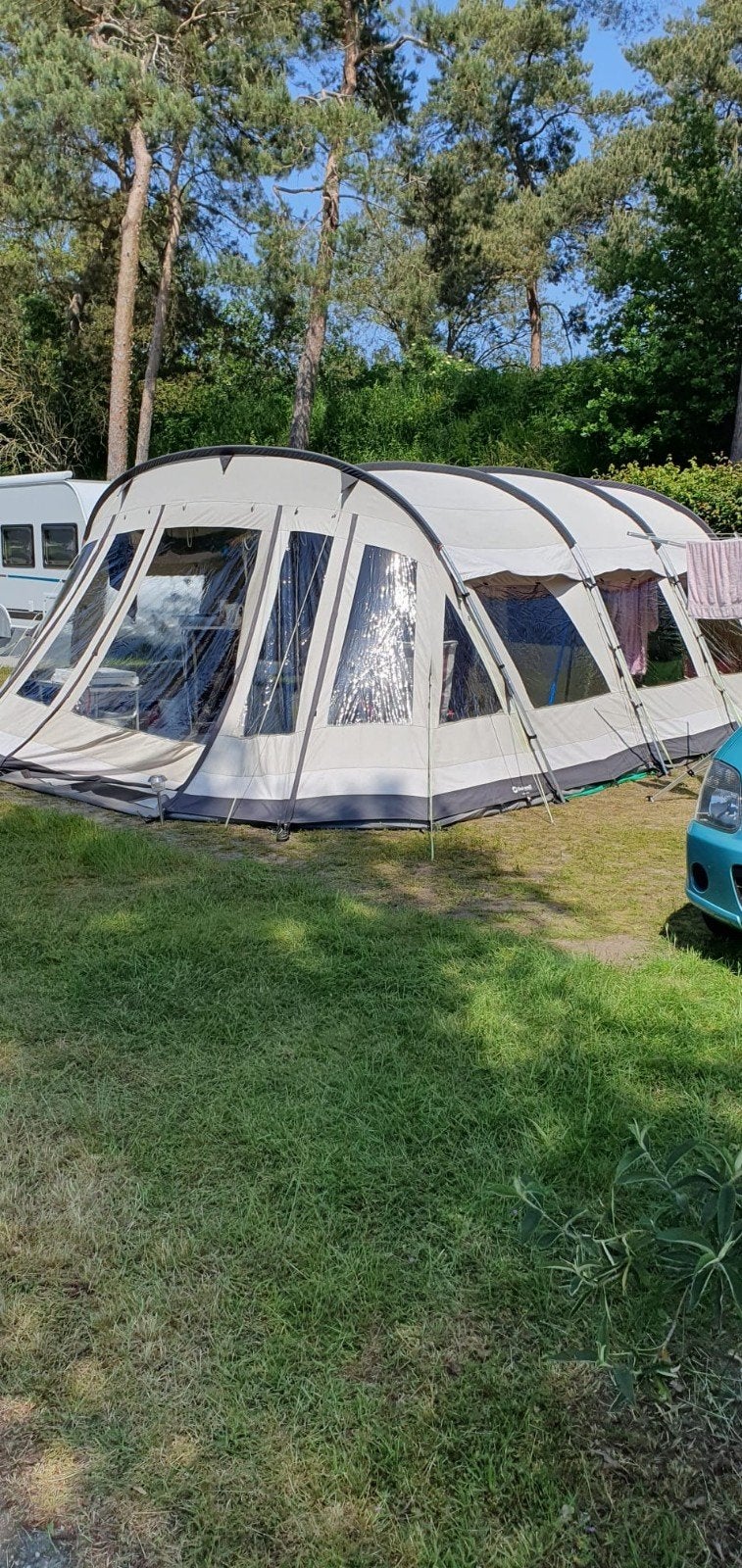 🏕Outwell Clear Lake tunneltent🏕 - Ruime gezinstent🏕, Ophalen, Zo goed als nieuw, Tot en met 6