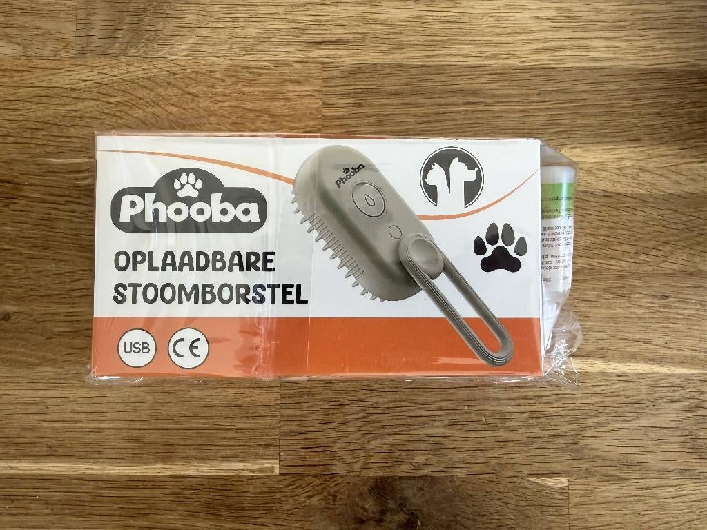 Oplaadbare stoomborstel voor huisdieren – honden en katten, Ophalen of Verzenden, Nieuw, Honden