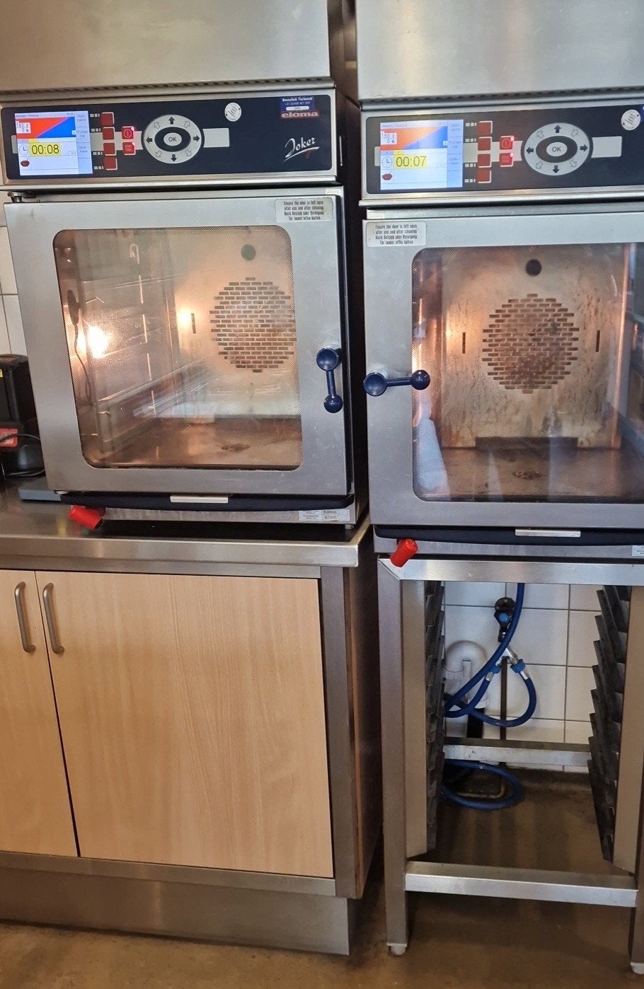 combi oven horeca op 380 krachtstroom 2x ZO SNEL MOGELIJK, Ophalen, Combi-oven, Vrijstaand, Gebruikt