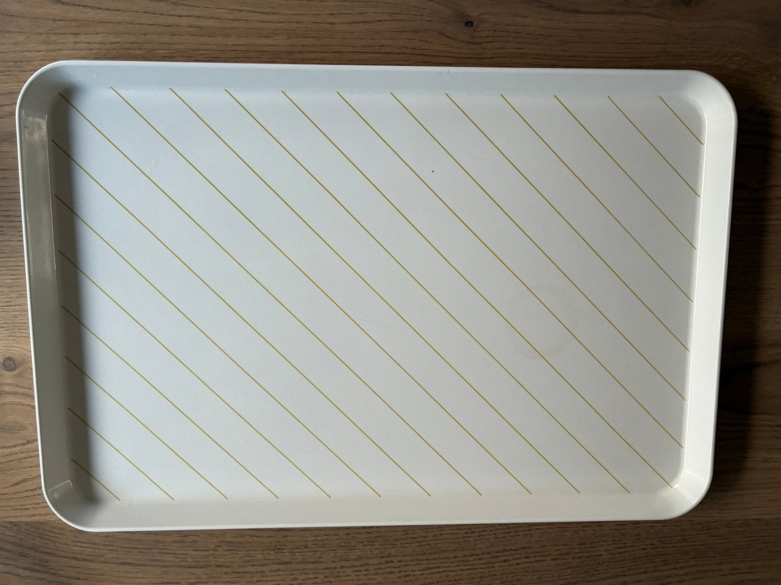 Dienblad (melamine), Ophalen, Kunststof, Gebruikt, Met opstaande rand