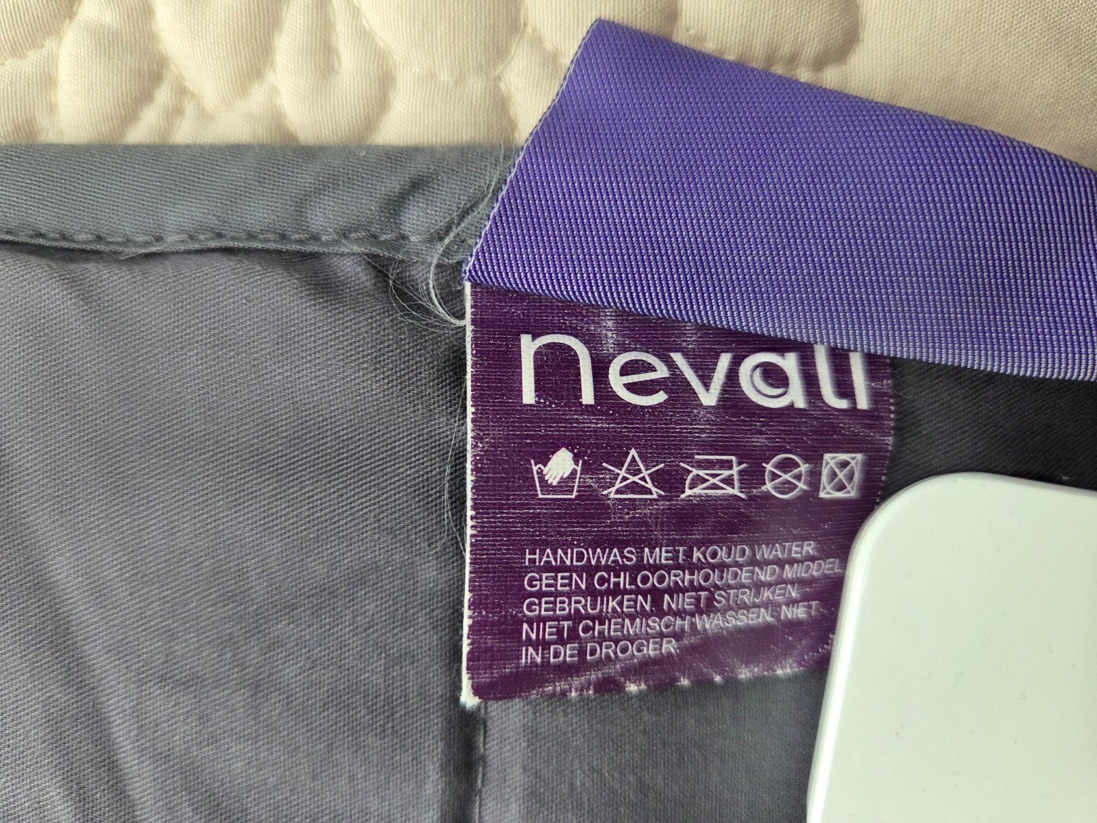 Nevali verzwaringsdeken, Huis en Inrichting, Slaapkamer | Beddengoed, Ophalen, Eenpersoons, Grijs, Deken of Dekbed