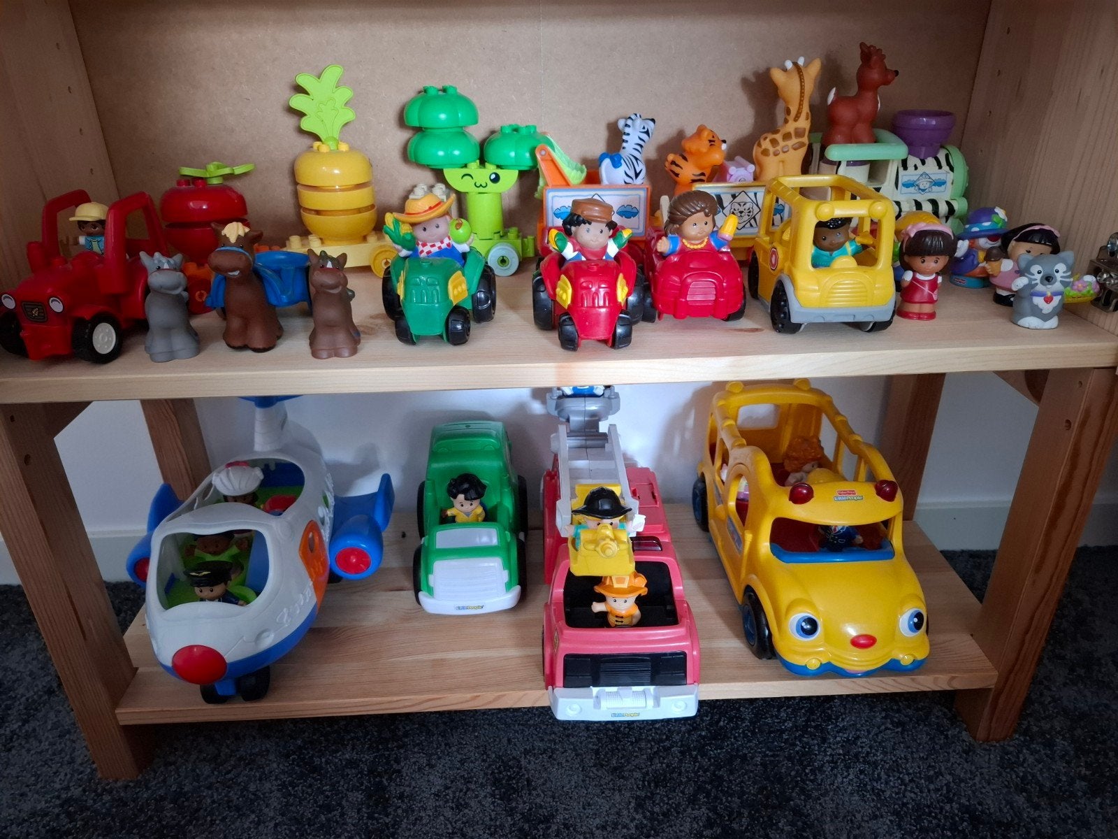 VTech  Zoef Zoef Dierenboerderij en Little People, Ophalen, Gebruikt, Auto, Met wieltjes