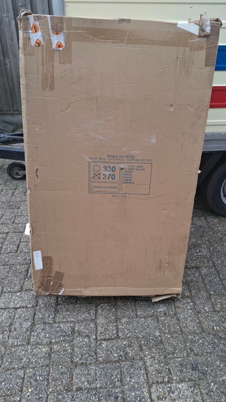 Twinny Load TBX Dakkoffer 370L Mat Zwart - Nieuw in doos, Auto diversen, Dakkoffers, Ophalen, Nieuw