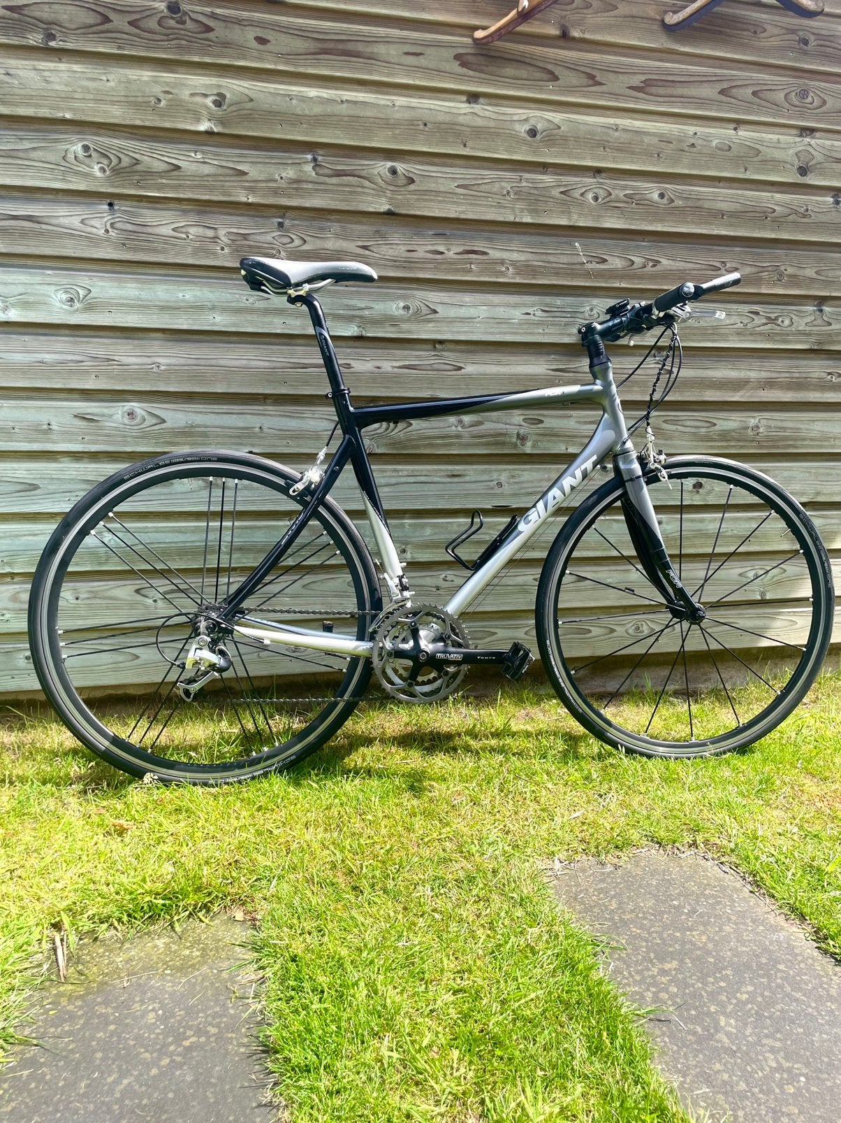 Giant FCR3 fitnessbike racefiets met recht stuur, Fietsen en Brommers, Ophalen, Aluminium, Giant, Zo goed als nieuw