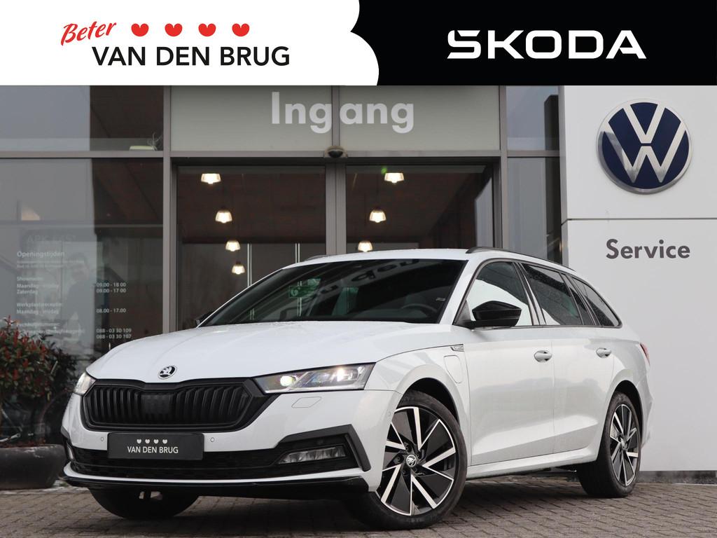 Skoda Octavia Combi 1.4 TSI 204 pk DSG iV PHEV Sportline Bus, 1556 kg, Stof, Gebruikt, Euro 6