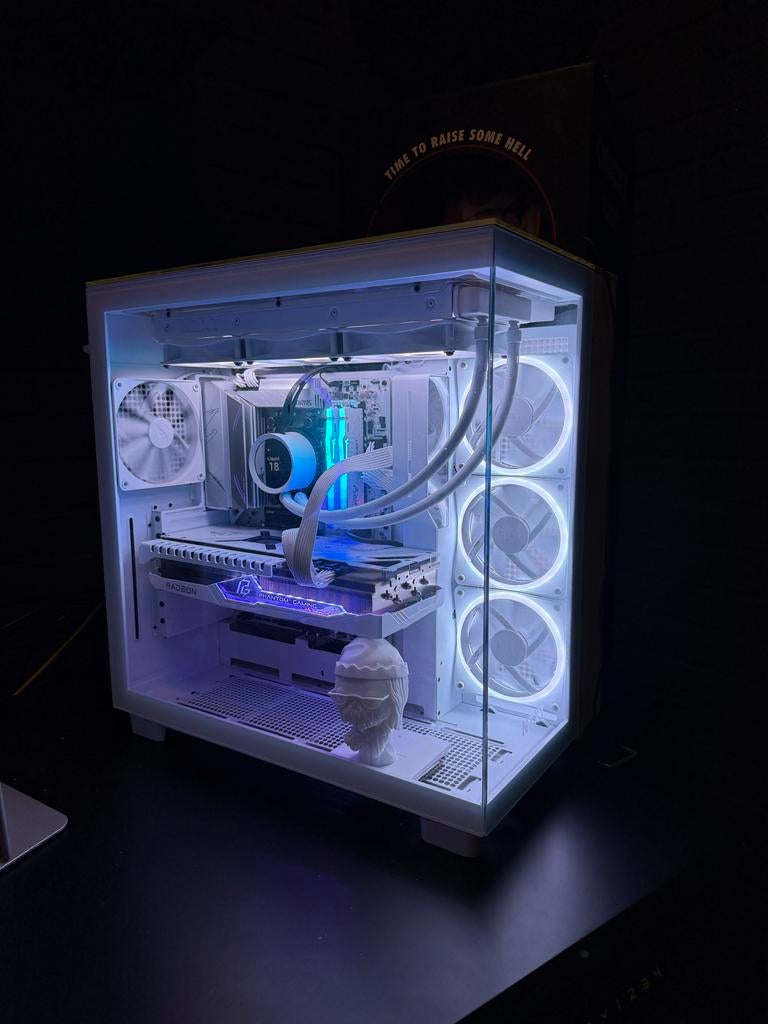 High-End Gaming PC Setup (compleet!) 9800x3D, Radeon 7900xt, 32 GB, Zo goed als nieuw, Gaming, SSD