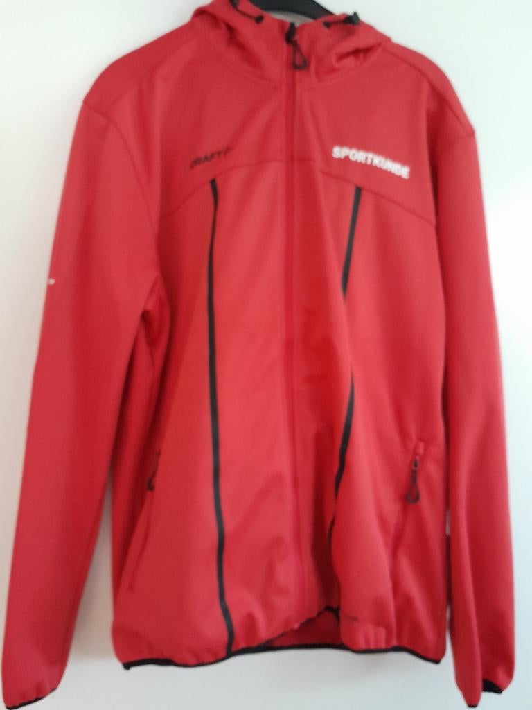 Craft Sportjas Sportkunde - Rood - Maat XL, Craft, Maat 56/58 (XL), Ophalen of Verzenden, Zo goed als nieuw
