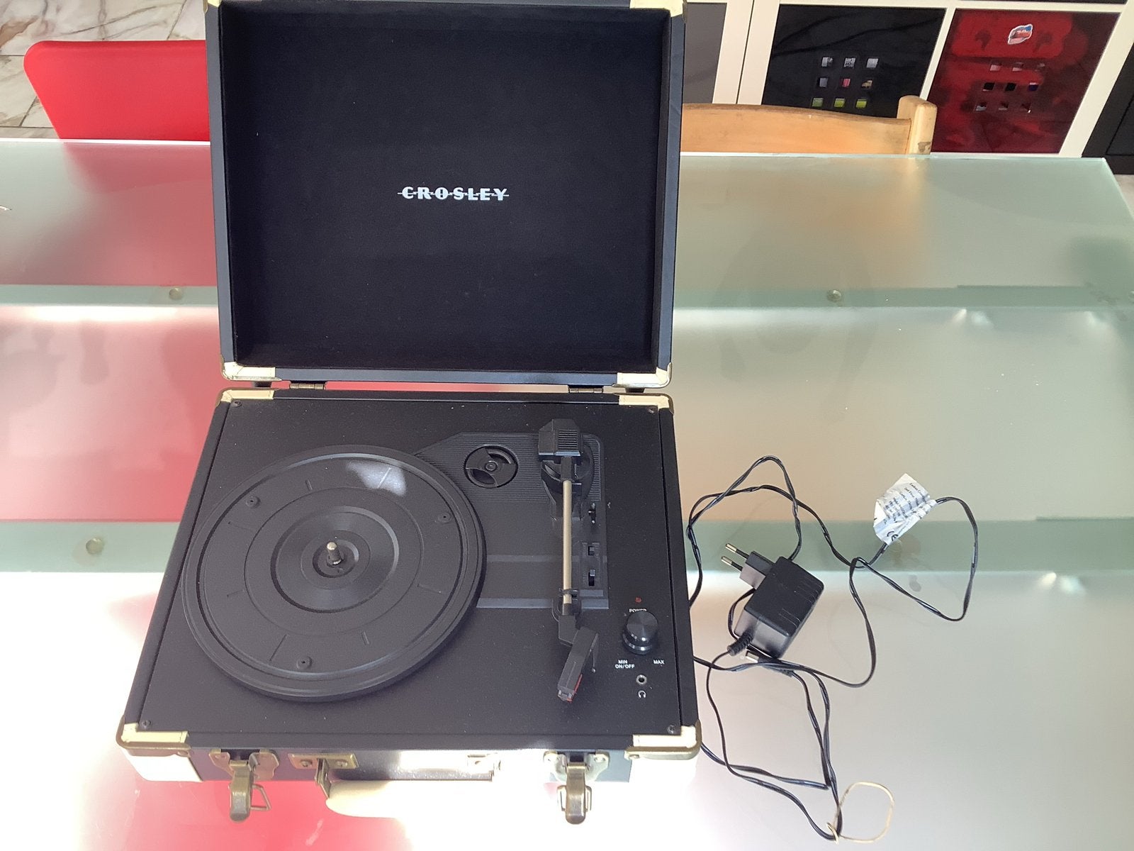 Crosley Draagbare Platenspeler pick up in Koffer, Ophalen of Verzenden, Zo goed als nieuw, Platenspeler, Overige merken