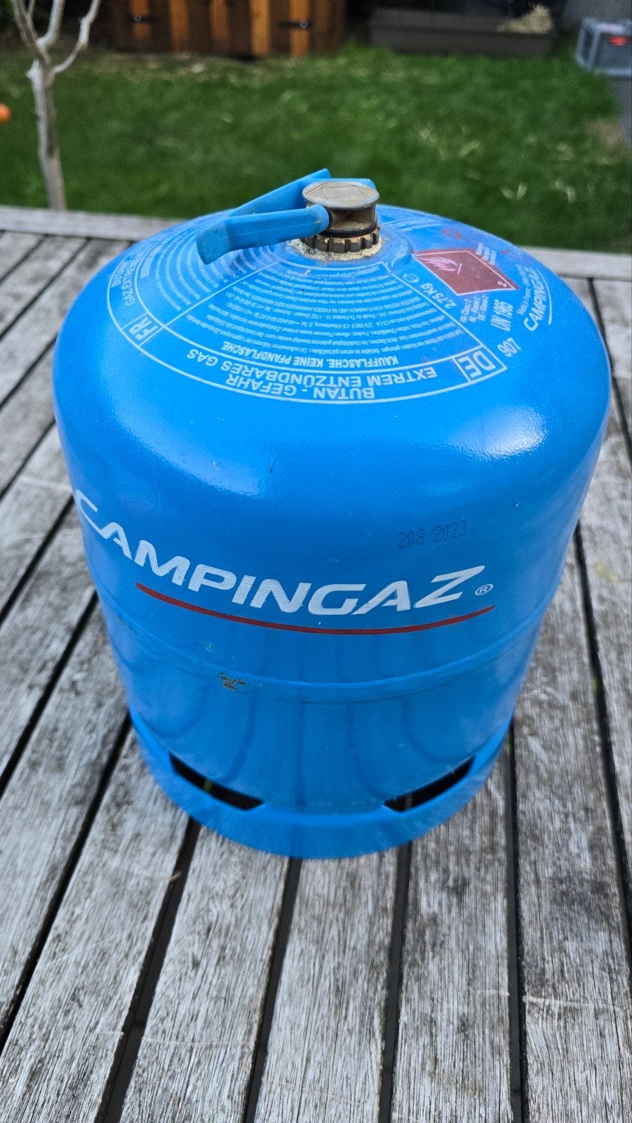 Campingaz R907 gasfles 2,75 kg – leeg, Ophalen, Gebruikt